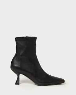 Outlet Loeffler Randall Thandy Black Curved Heel Bootie Safari