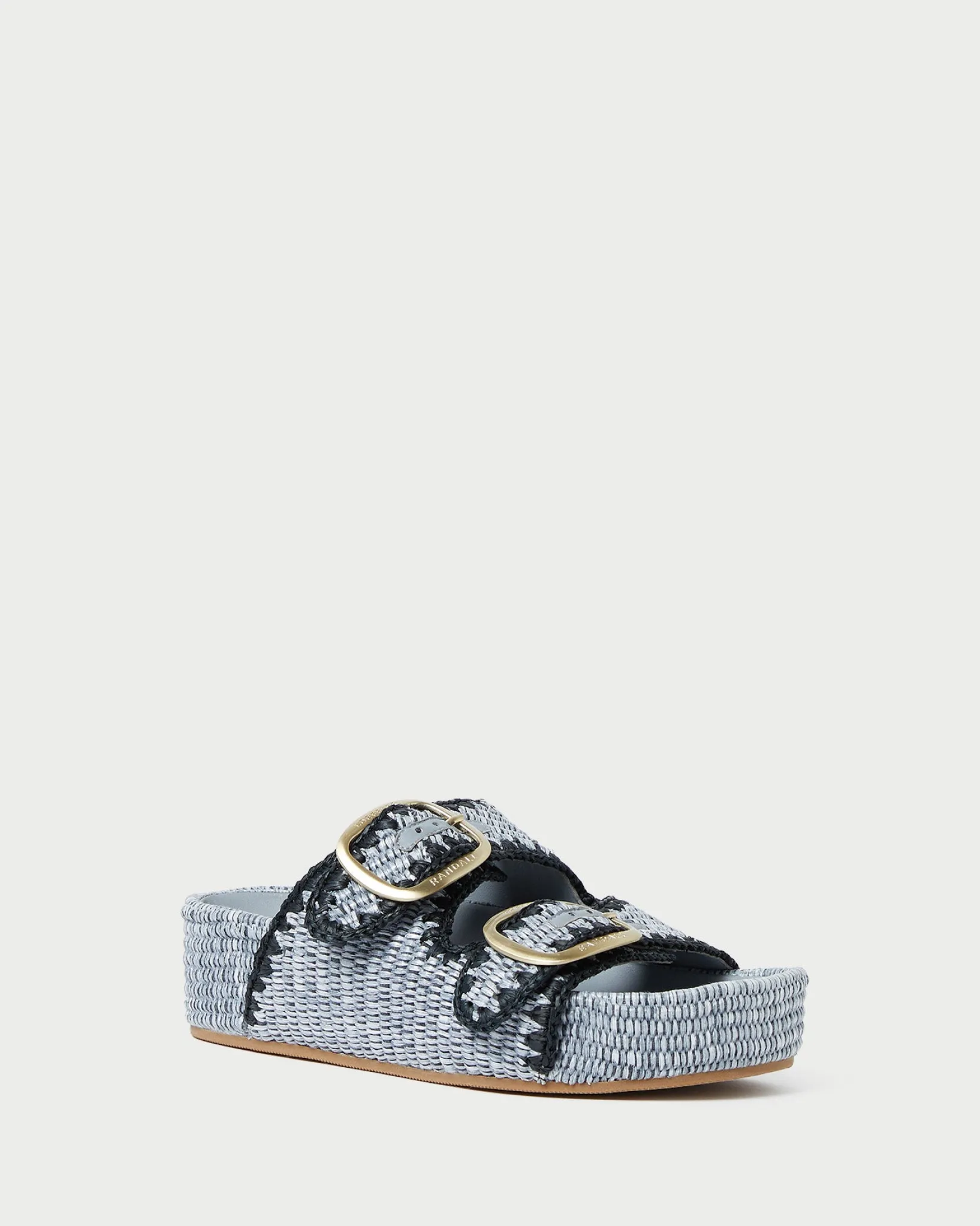 Discount Loeffler Randall Theo Natural Straw Footbed Sandal Natural/Natural
