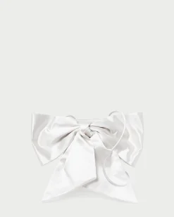 Sale Loeffler Randall Violet Satin Bow Crossbody Black