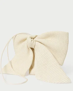 Hot Loeffler Randall Violet Bow Crossbody Cream Woven