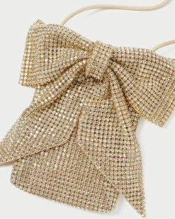 Hot Loeffler Randall Violet Bow Crossbody Cream Woven