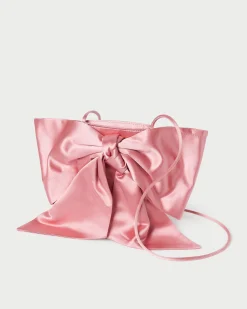 Hot Loeffler Randall Violet Bow Crossbody Cream Woven