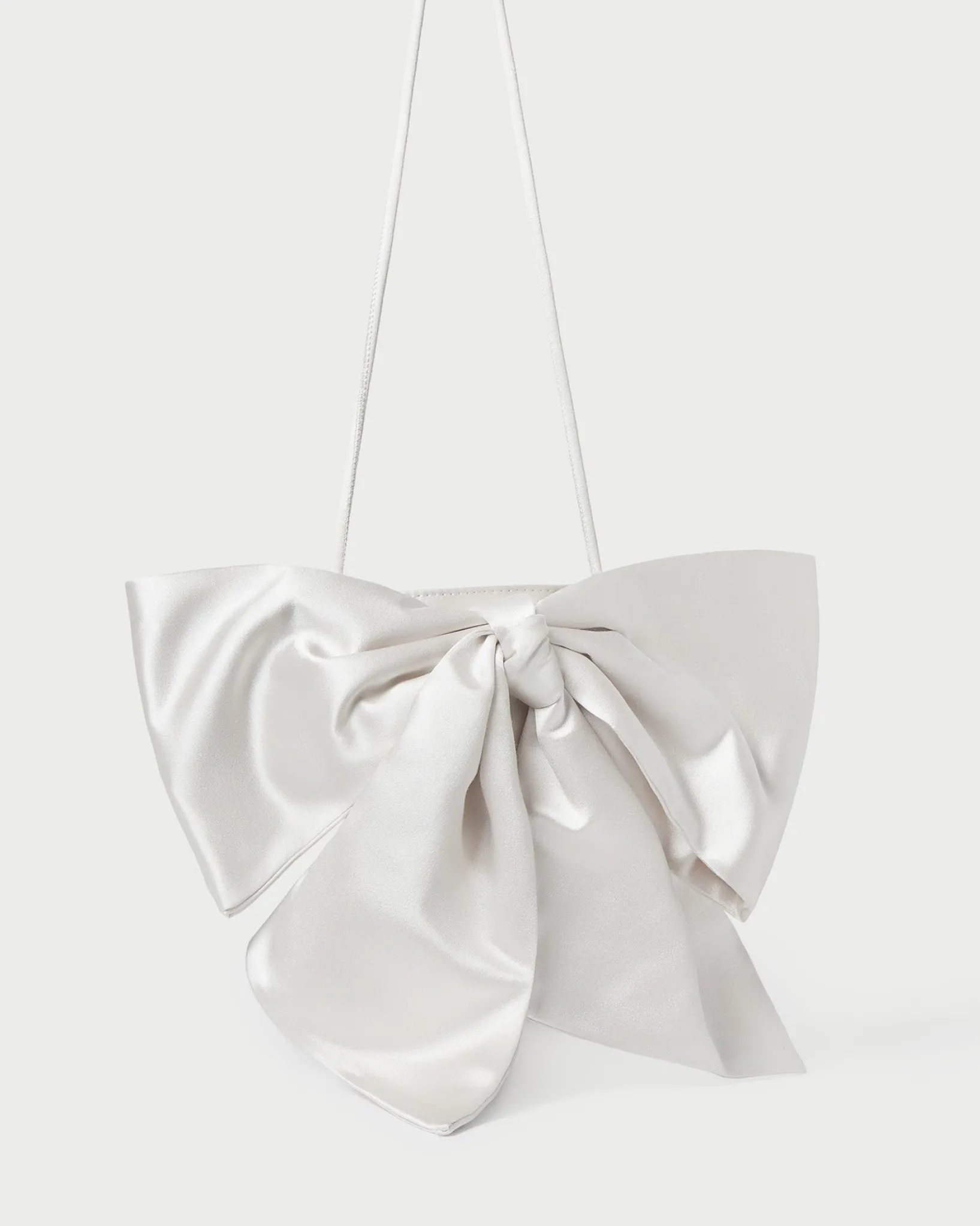 Hot Loeffler Randall Violet Bow Crossbody Cream Woven