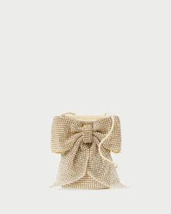 Best Loeffler Randall Violet Satin Bow Crossbody Rose